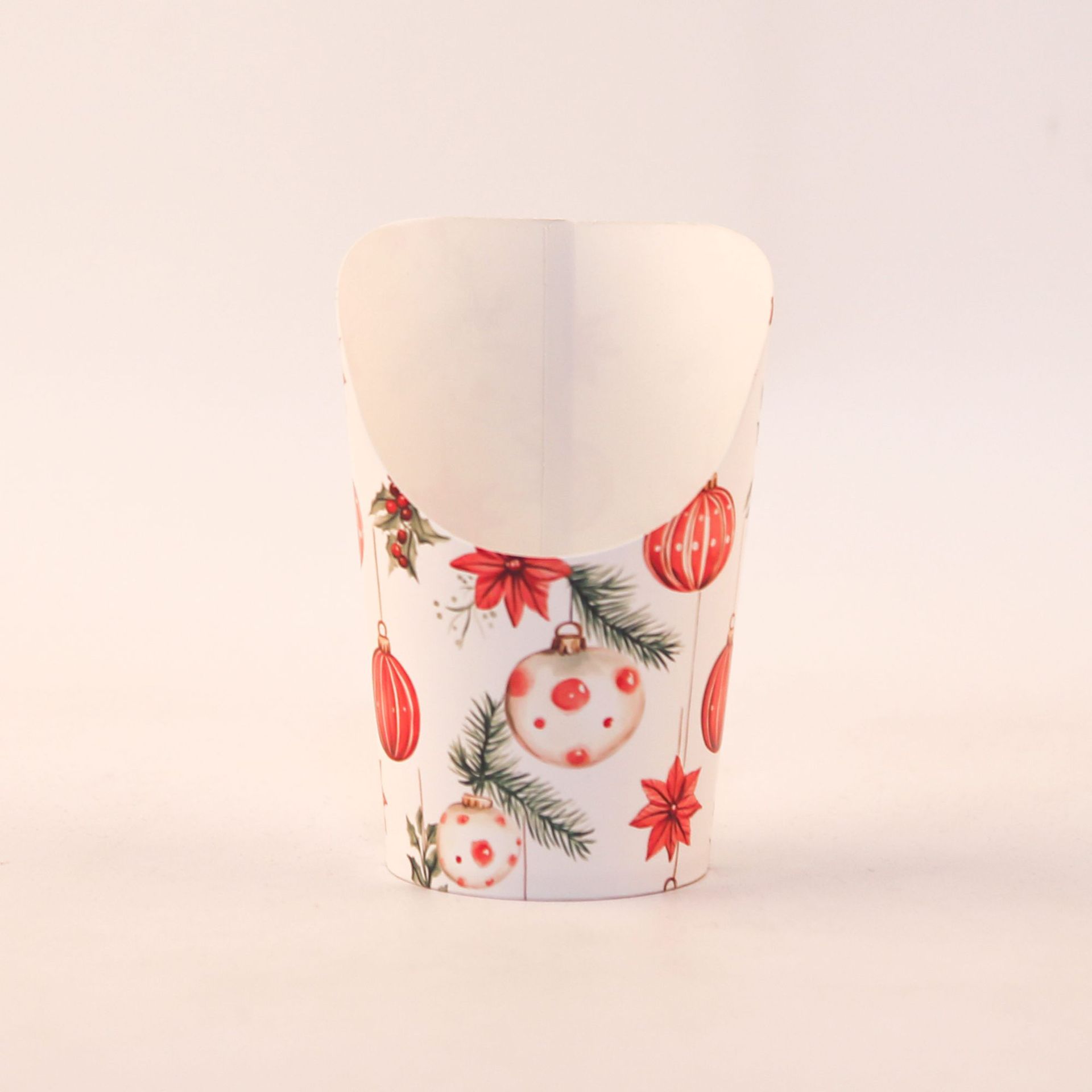 Vaso desechable grueso estilo francés para papas fritas, vaso para comida rápida, vaso para helado para llevar, vaso de papel kraft para gofres de huevo, personalizable. image 8