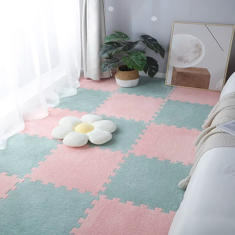 Плюшевый детский игровой коврик, коврик из пенопласта для спальни, увеличенная толщина