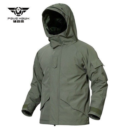 Road Eagle G8 Tactical Windbreaker with Glued Softshell, Tactical Camouflage Military Combat Jacket, Cotton Outerwear PLY-1
