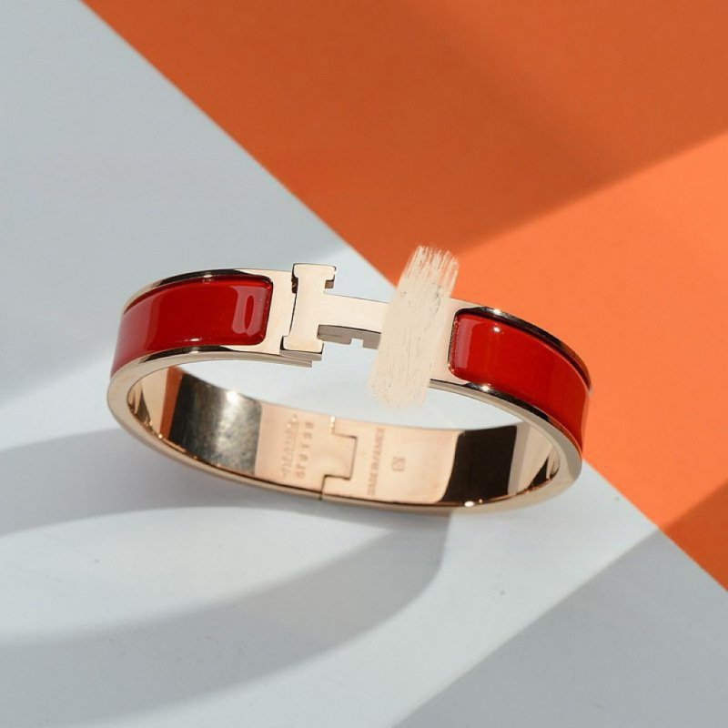 Golden red bracelet, pink gold