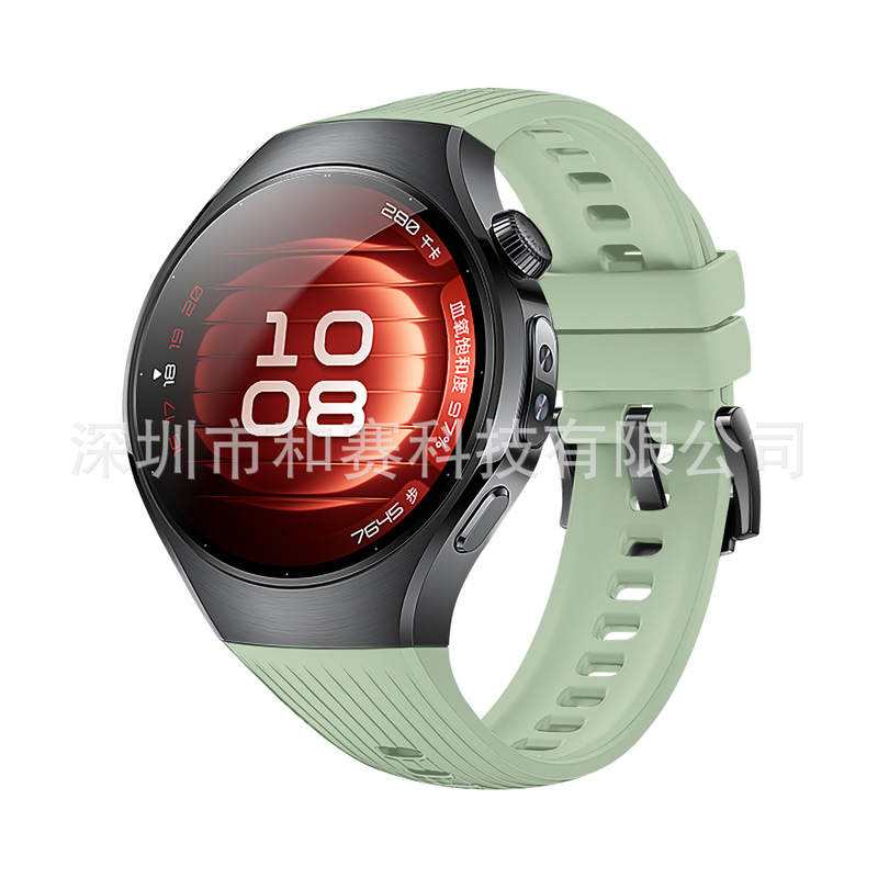 适用华为watch5官方同款硅胶表带46mmWatch5原装快拆运动替换表带|undefined