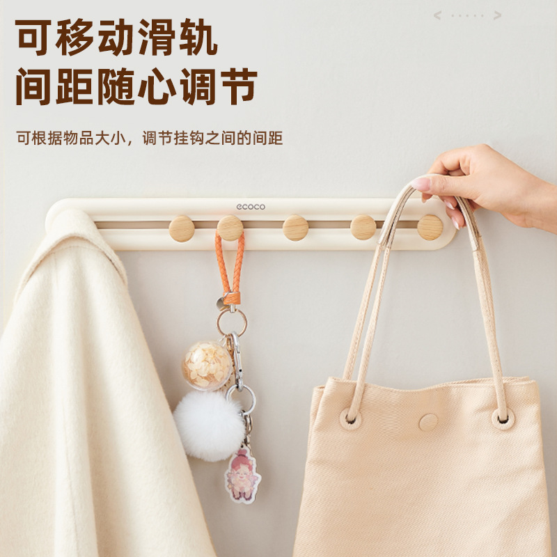 Gancho de puerta detrás de la pared fuerte pared colgada en la pared sin agujeros de cocina pegado pegado pegado ropa gancho al por mayor