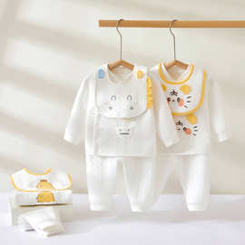 童装宝宝衣服冬保暖夹棉哈衣套装儿童衣服秋装婴儿服装新生儿衣服
