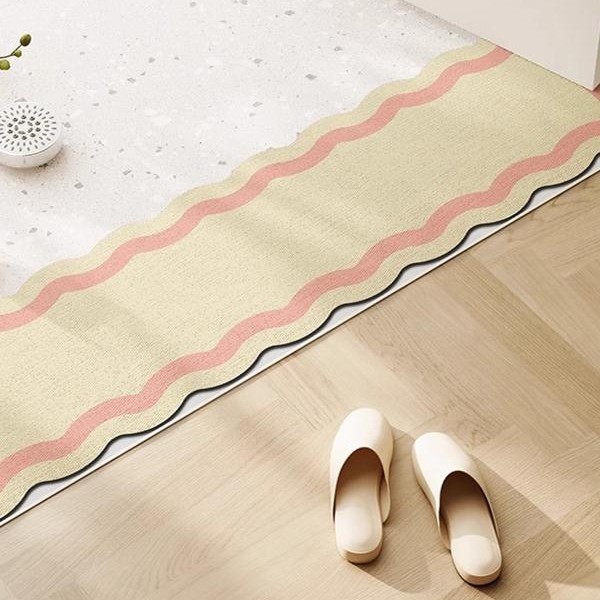 门槛石地垫入户门浴室脚垫子硅藻泥吸水防滑超窄进门门口长条地毯