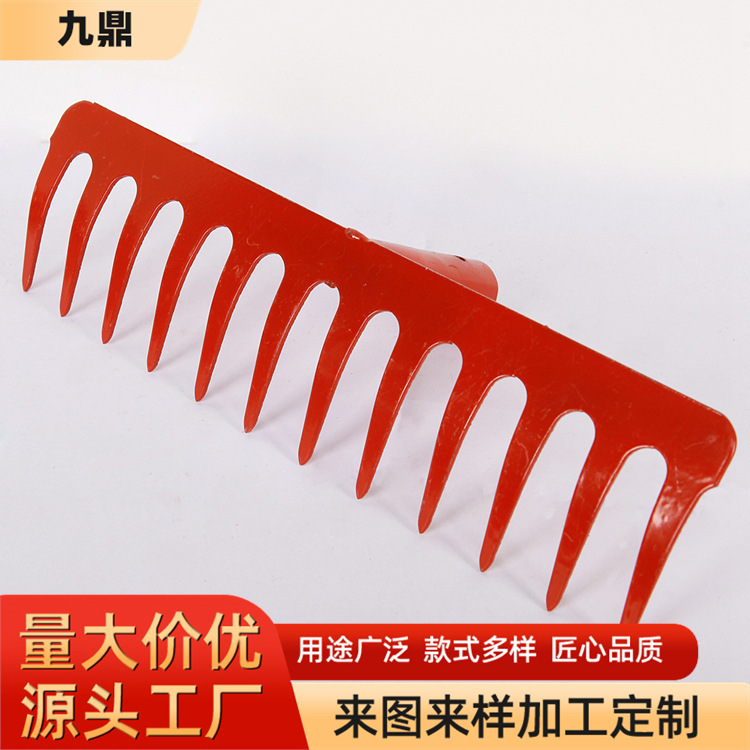 园林农用家庭农具 落叶耙 树叶耙 柳钉耙 扭齿耙 铁耙子 22齿草耙