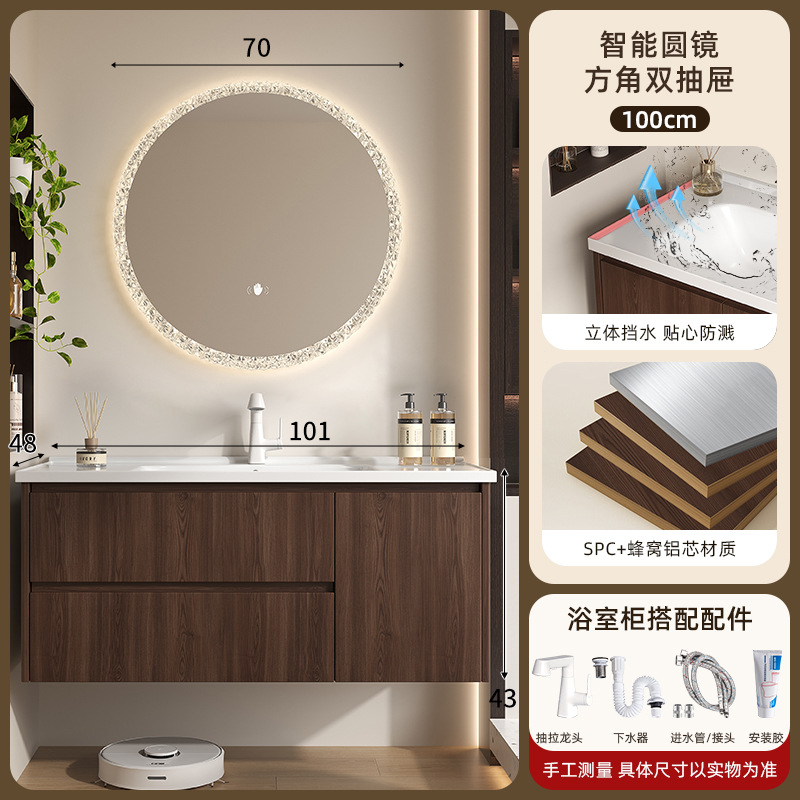 Cerámica medieval integral bañera gabinete de baño combinado lavabo gabinete lavabo lavabo lavabo