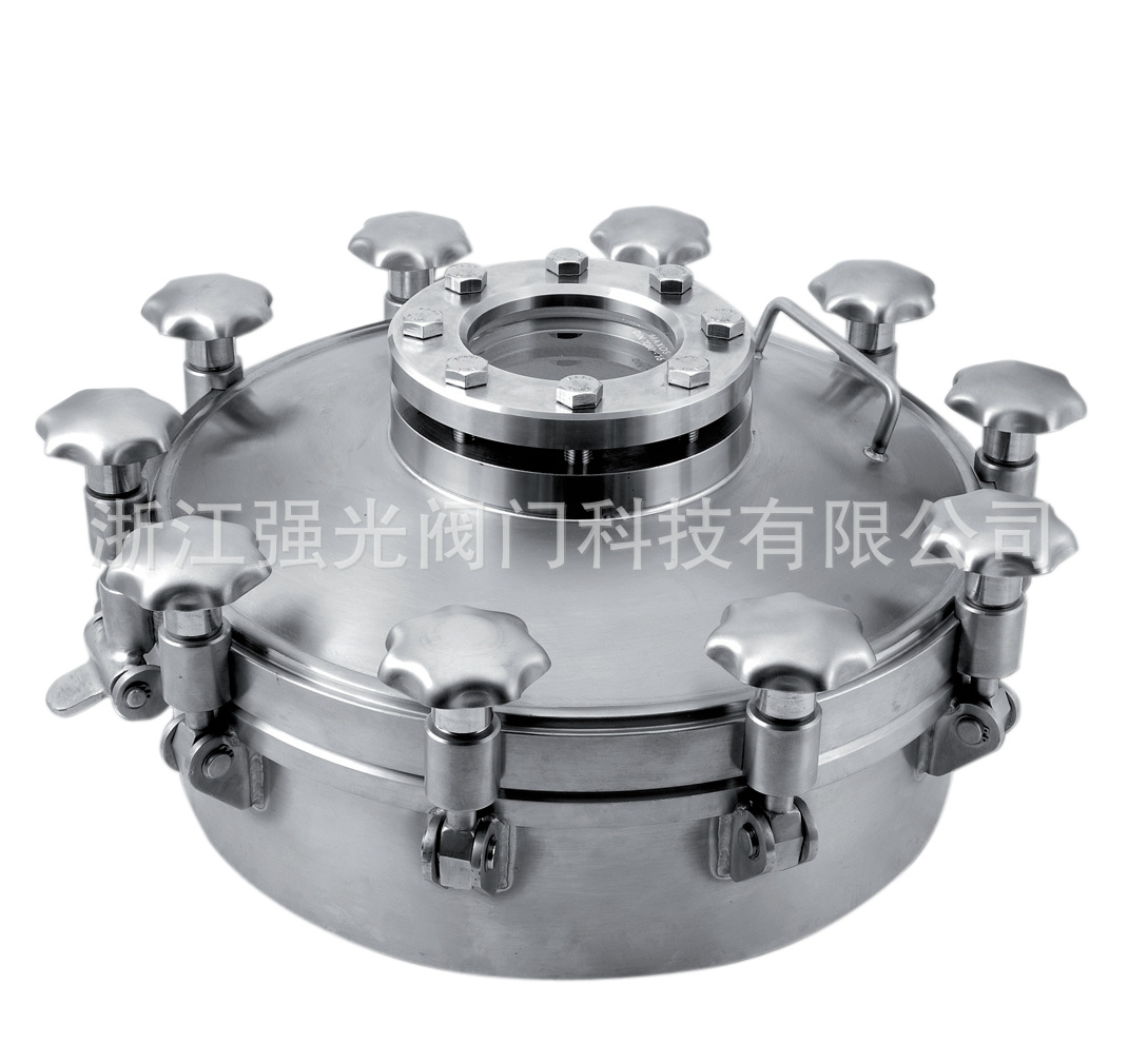 卫生级圆型快开人孔盖，卫生级圆形快开人孔盖，长方形快开人孔盖