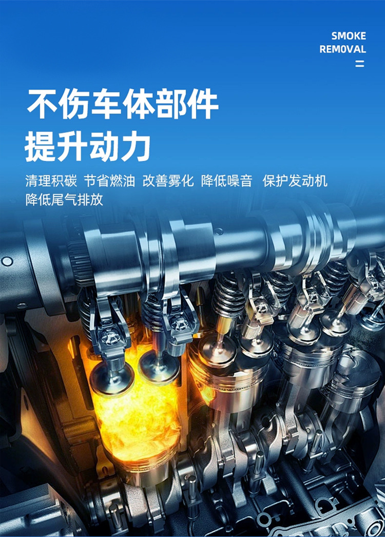 Mike Fuel Treasure 355ml Car Engine Cleaning Agent Removes Black Smoke Gasoline Additive Carbon Deposit Eliminator