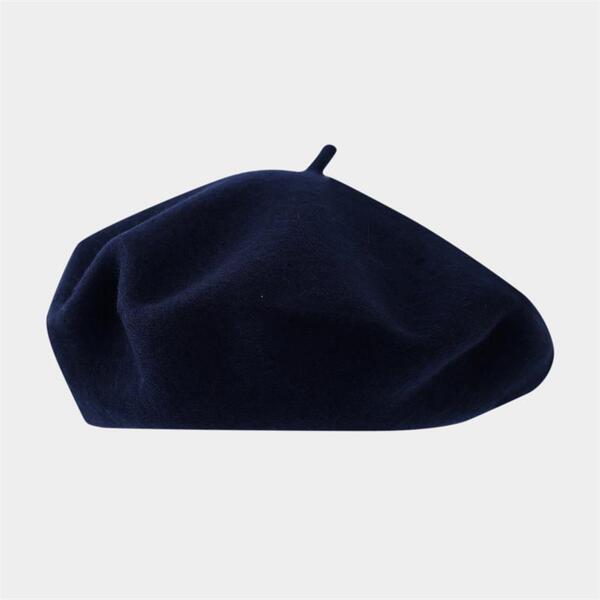 Quality solid color woolen winter universal beret