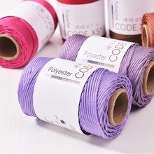 2mm实芯伞绳 macrame diy编织线 60米 涤纶文玩线 手环手链编织线