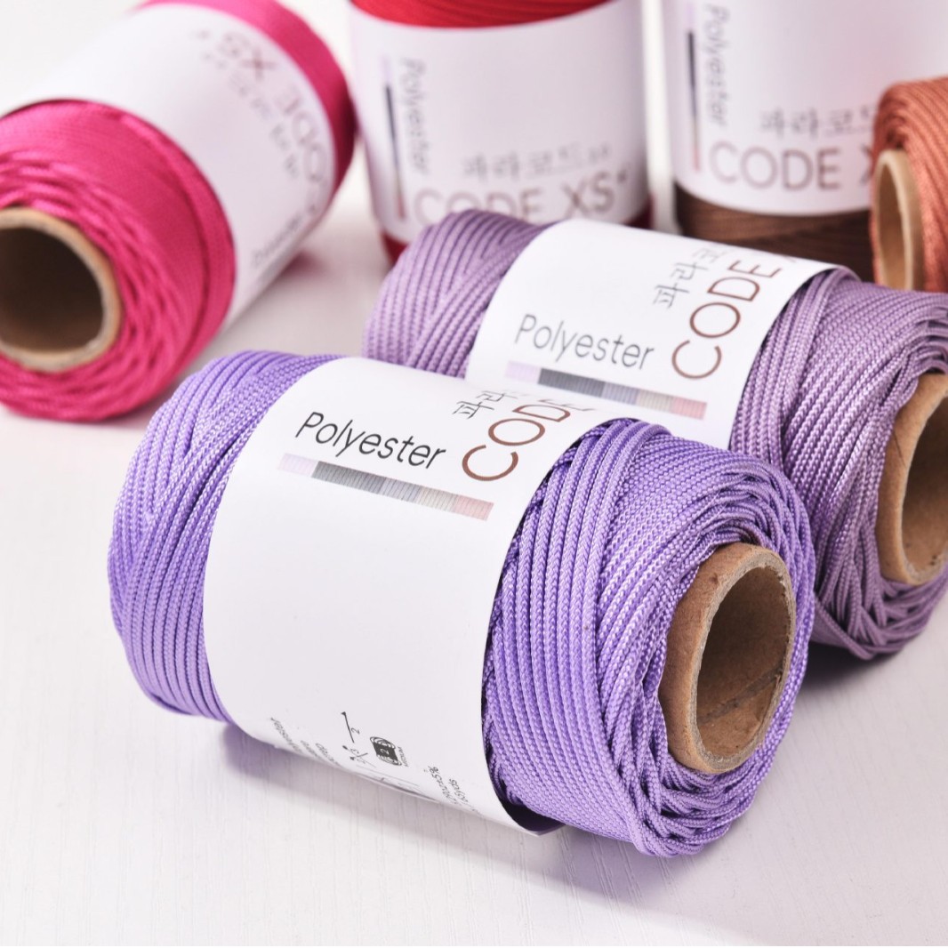 2mm实芯伞绳 macrame diy编织线 60米 涤纶文玩线 手环手链编织线