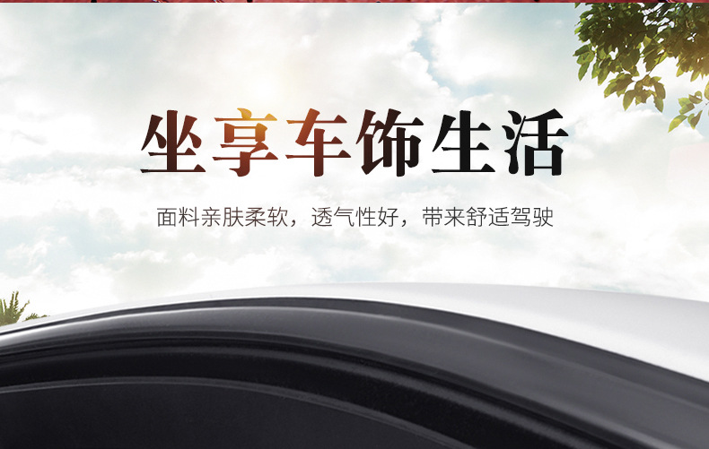 New Model of Foreign Trade All-Season Universal Meteor Full Leather Breathable and Wear-Resistant Five-Seater Car Interior Seat Cushion and Seat Cover Wholesale