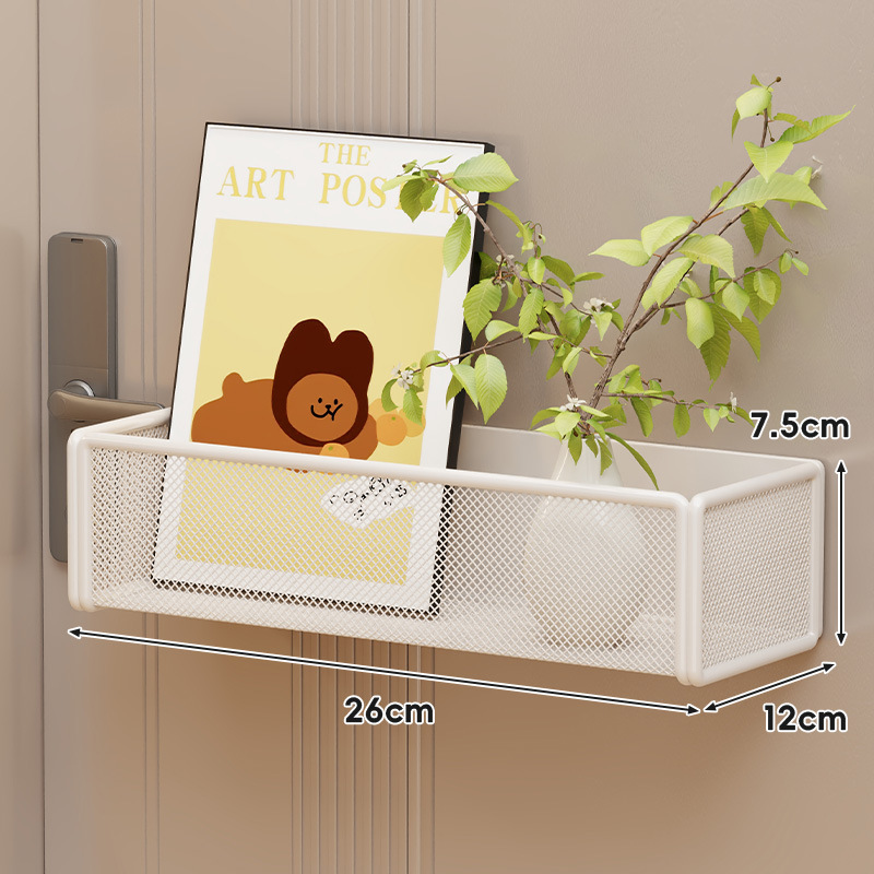磁気フック玄関ドア傘収納ボックスドア後部収納ラック靴ラックバッグコートティッシュペーパー壁掛けラック