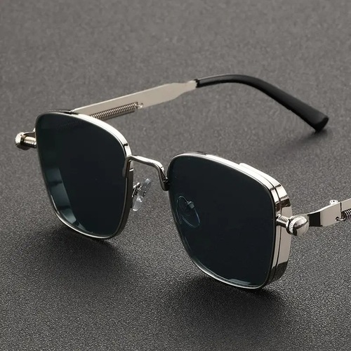 Aviator Sunglasses 2025 New Square Steam Punk Metal Frame Women's High-end Eyewear