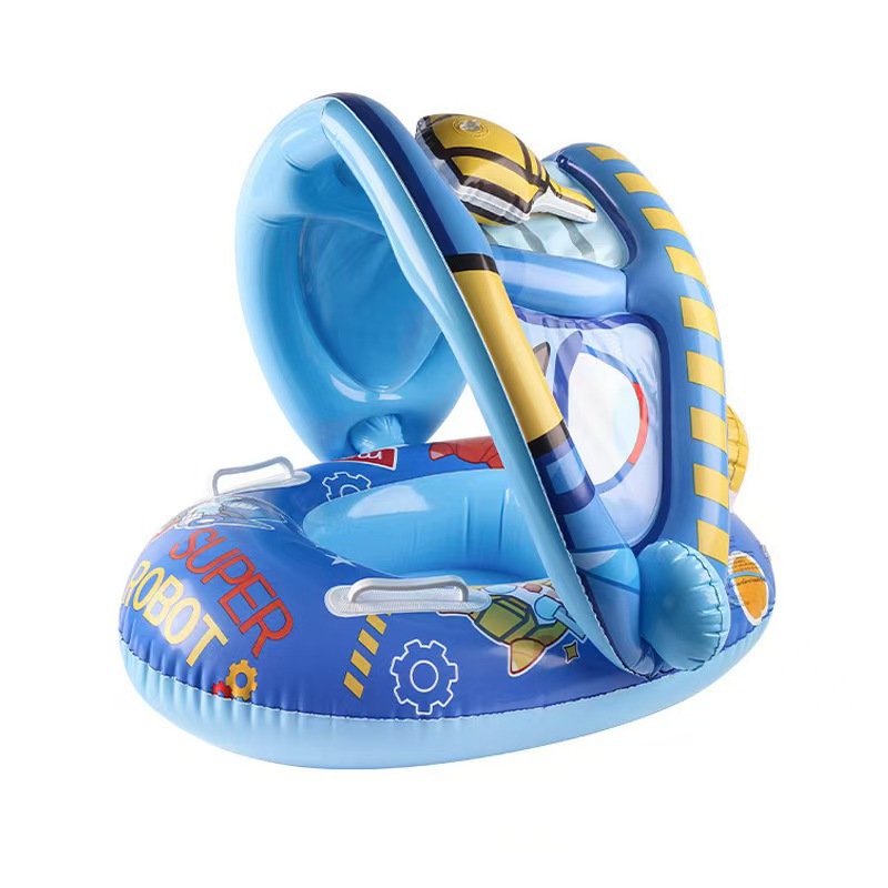Anillo de natación para niños, anillo de asiento para bebés, asiento de automóvil debajo de las axilas, 1 - 3 años y más de 6 meses, anti-rollover
