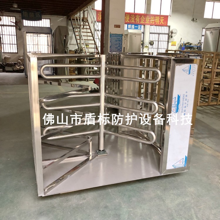 景区不锈钢单向门 商场超市进出口器 出入口旋转道闸门超市旋转门