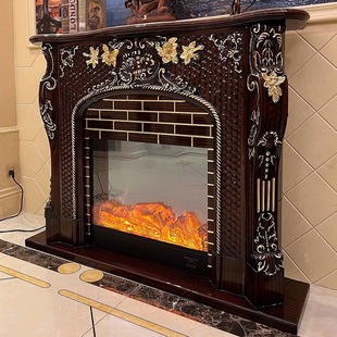 Manufacturer 1.5m European-Style Fireplace American-Style Fireplace Entrance Cabinet Simulation Electronic Fireplace Decorative Cabinet Living Room Heating Fire