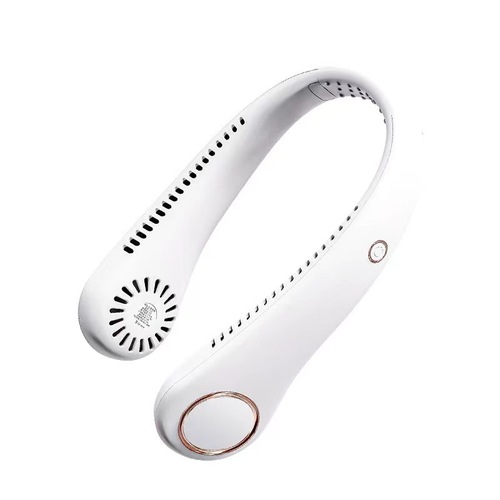 Ultra-long battery life, bladeless wearable fan, brushless silent portable lazy outdoor household bladeless fan gift