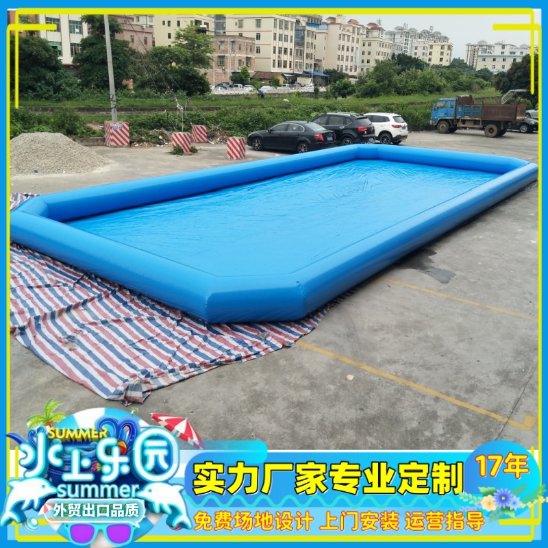 Inflatable Pool Slide Combination Inflatable Pool Reservoir Fish Pond Ocean Ball Pool Inflatable Water Park Equipment