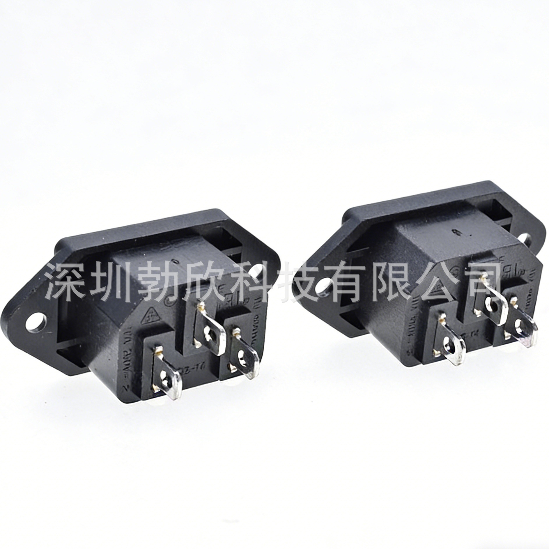 供应AC电源插座 公座 品字插座DB-120-C01 高品质 全铜 多国认证