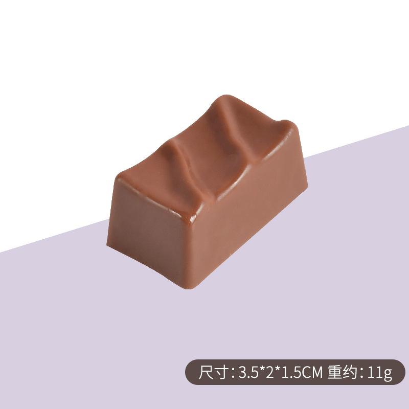 2022 nuevo PVC simulación chocolate apoyos modelo Dollhouse postre modelo ventana pantalla apoyos