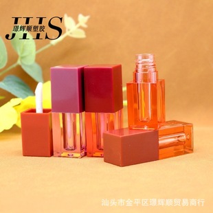 1.5ml small square semi-transparent lip gloss lip glaze bottle lip oil empty bottle manufacturers set z wholesale cosmetic packaging materials
