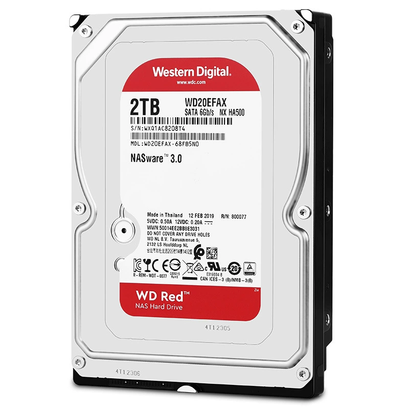 WD Red диск для NAS/PLUS сетевое хранилище, механический жесткий диск, подходит для интерфейса SATA 16TB/20TB
