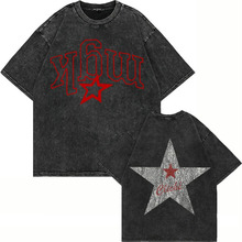 ���羳ŷ�롿100% Cotton Vintage Washed Mgk Lost Americana