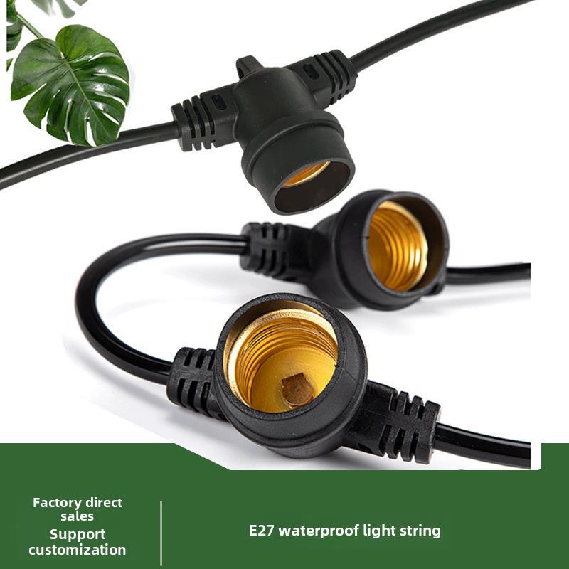 Ip65 Waterproof Outdoor Decorative String Lights Plant Greenhouse Dragon Fruit Filling Lamp E27 Lamp Holder Wedding Garden