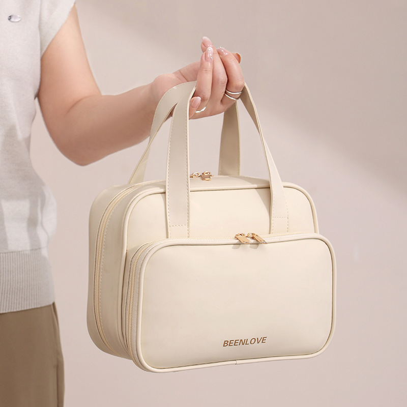 2025 nuevo NICE bolsas de lavado portátiles de cuatro cuadrados bolsas de maquillaje de viaje bolsa de almacenamiento de maquillaje impermeable gran capacidad