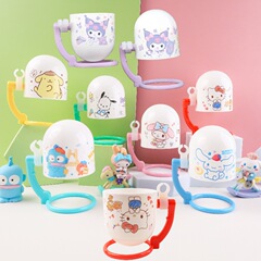 サンリオ クロミ 子供用歯磨きカップ マウスウォッシュカップ ベビーハローキティ ウォッシュカップ 幼稚園 回転水フィルターカップ