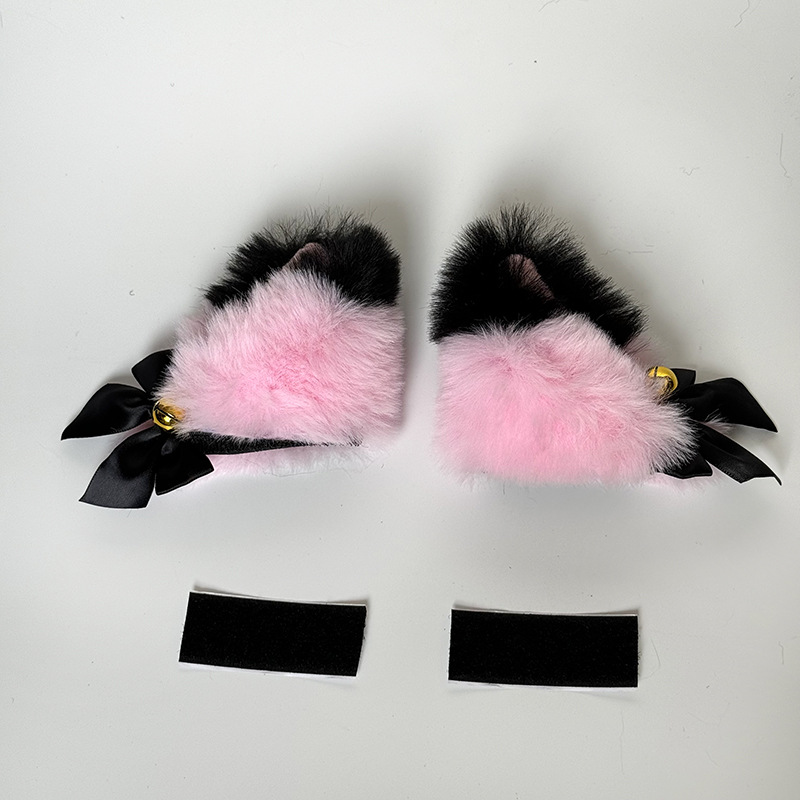 Bowknot Ski Helmet – Universal Auto Parts and Accessories - gradient-with-bell-1-pair-black-pink