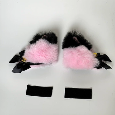 Helmet Universal Quick-release Sticker Fixed – Motosiklet dəbilqələri - gradient-with-bells-1-pair-black-and-pink