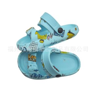 OEM����С�aͯЬEVAӡ����ͯ����ܛ��ԡ�ҾӼ��ļ�͸�⿨ͨ��Ь