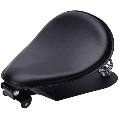 with iron plate set, Motorcycle cushion - non-textured-black-3-cushion-with-iron-plate