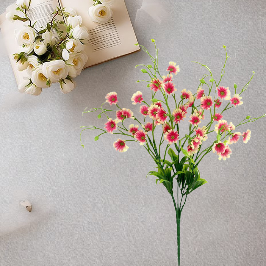 Flores de simulación manzanilla pequeña margarita fresca boda decoración del hogar ingeniería de decoración floral props de disparo al por mayor