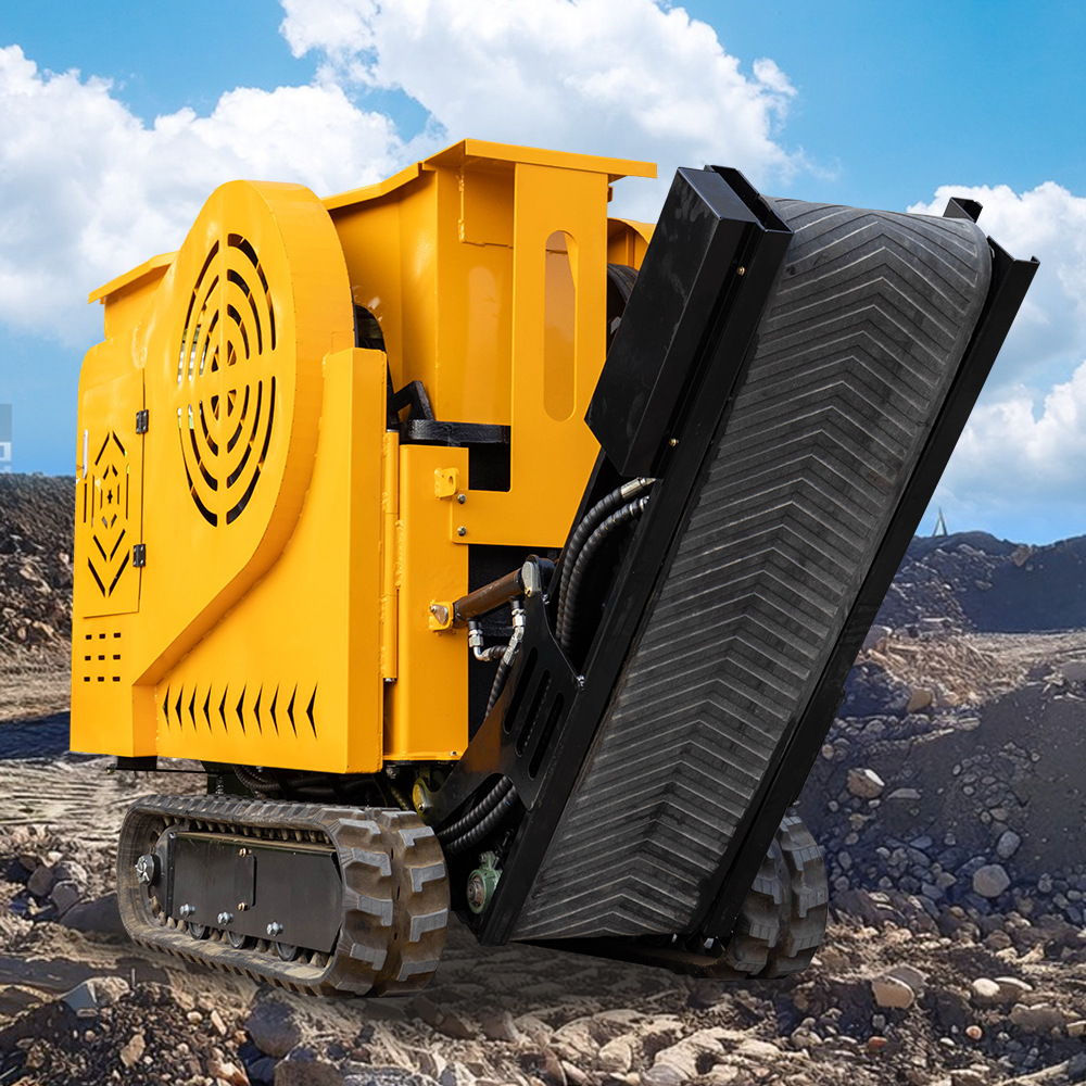 小型鄂式破碎机HT430履带式微型碎石机 建筑垃圾粉碎机出口欧美