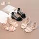 [1443 People Collected] Girls' Shoes Kidsren's Princess Roman Sandals 2025 New Summer Style Girls' Large