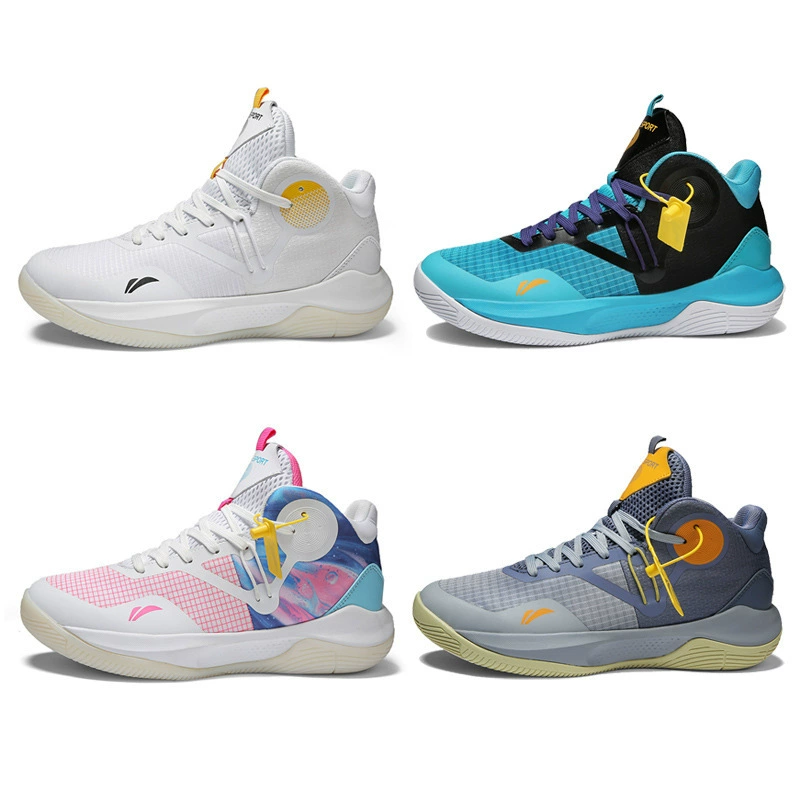Новые баскетбольные кроссовки бабочки синие мужские весенние и осенние студенческие противоскользящие и износостойкие звуки трения