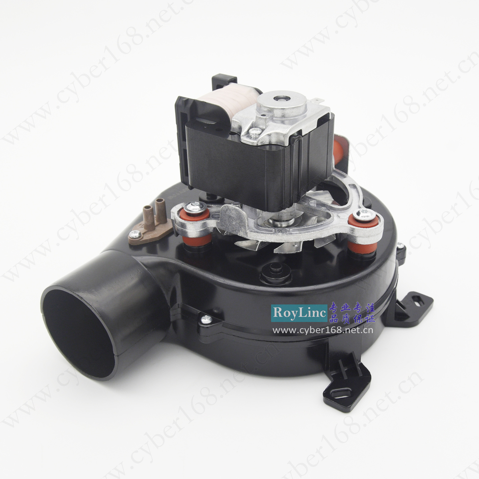 生物质秸秆颗粒炉取暖炉引风助燃鼓风机65W 铸铝 耐高温离心风机