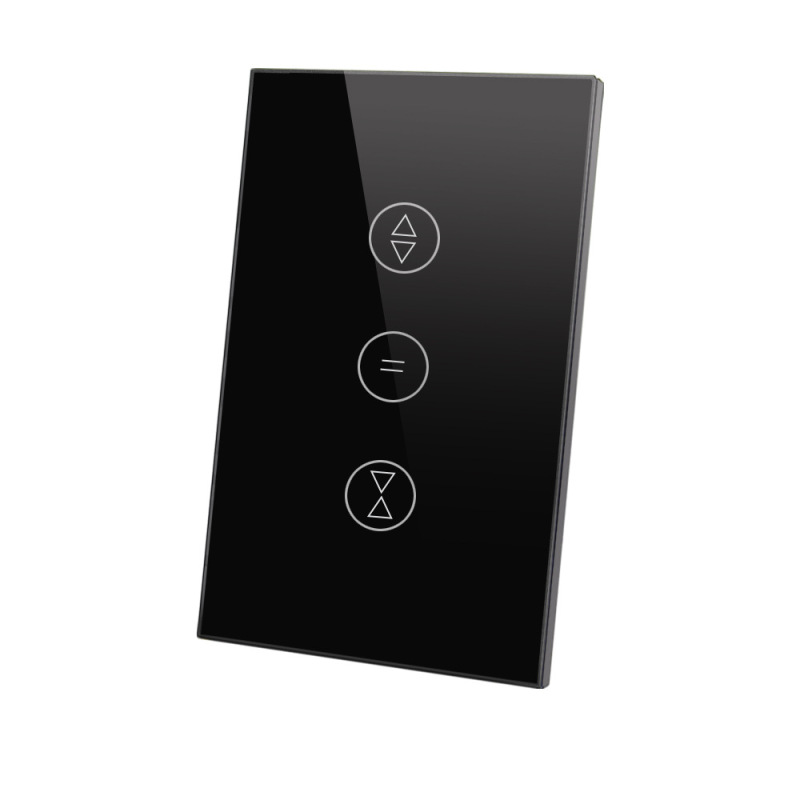 120美標スマートスイッチカーテン知能スイッチ音声デジタルタッチ制御シャッター知能スイッチ|undefined