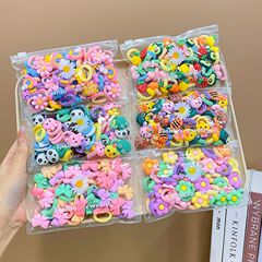 女の子の髪の輪ゴムの赤ちゃんの輪ゴムの子供は髪を傷つけません。