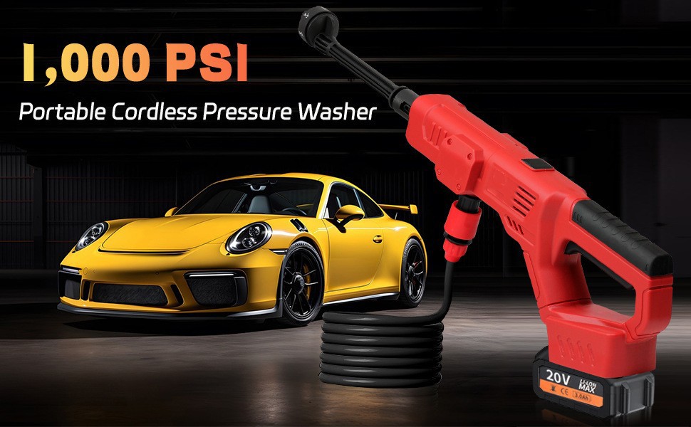 Alloy Gun Head High-Pressure Car Wash Water Gun, Tap Water Booster Model, Household Car Wash, Flower Watering, Cleaning Water Gun