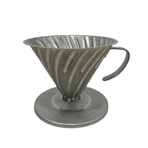 Vintage 304 stainless steel pour-over coffee dripper filter, sharing pot, uniform cup, cloud-shaped pot, coffee brewing device