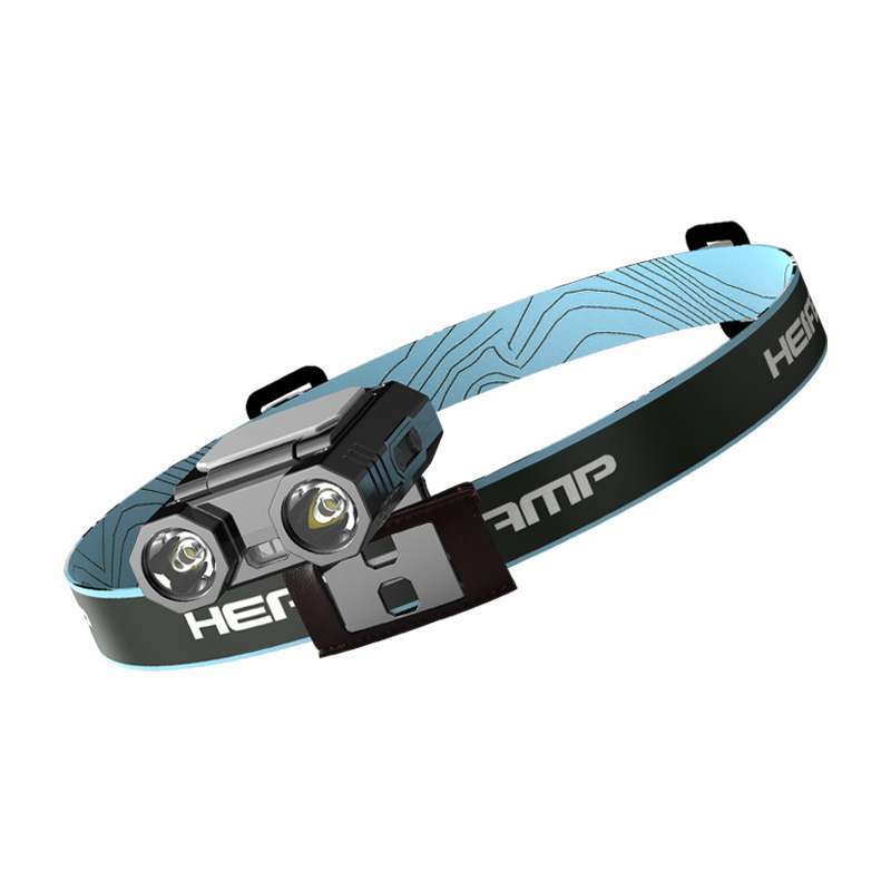 Sombrero clip luz inducción fuerte luz super brillante luz amarilla carga pequeño faro pesca especial super larga resistencia noche pesca montado en la cabeza image 7