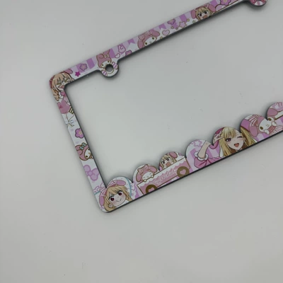 ABS American-style car license plate – License plate holder/license plate holder