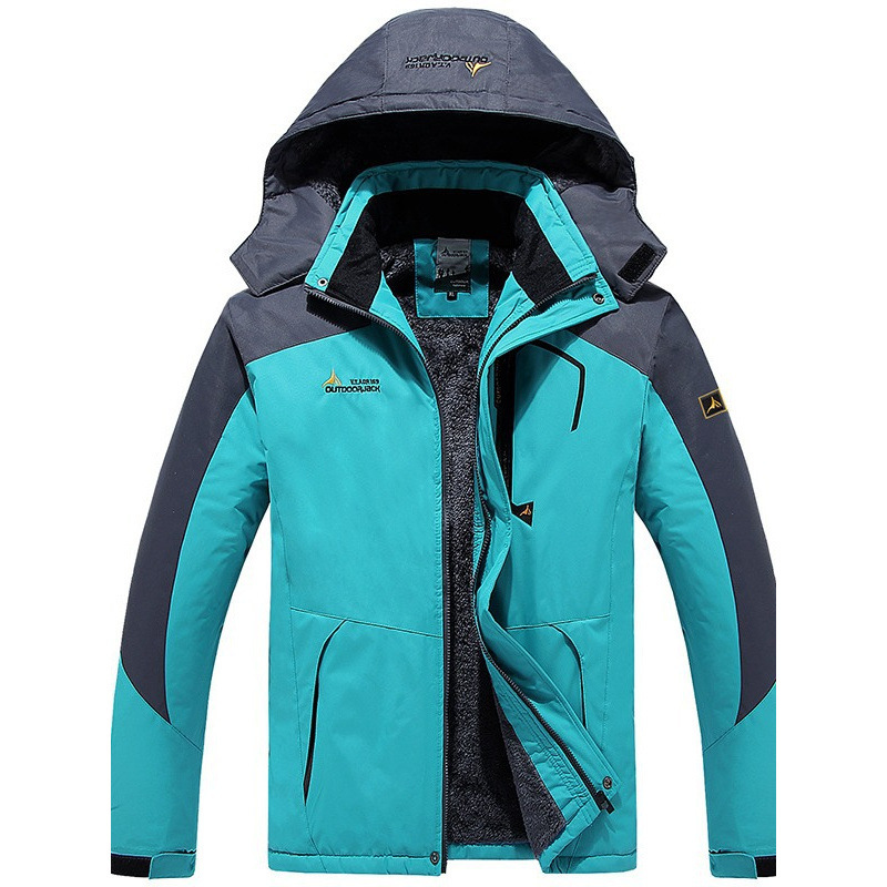 Transfronterizo al aire libre engrosado traje de asalto hombre otoño invierno militar a prueba de viento ventilado con cameludo al por mayor abrigo de montaña