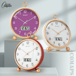 ✅ Living Room Clock Simple and Fashionable Desktop Clock Home Desk Clock Modern Creative Light Luxury Quartz Clock