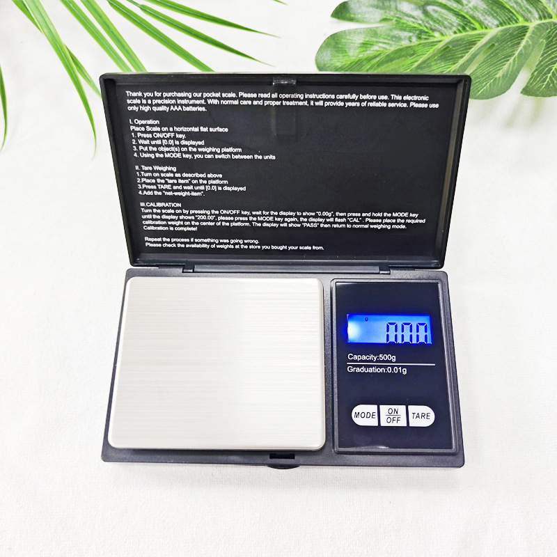 Manufacturer Wholesale Cs Jewelry Scale High Precision 0.01g Digital Scale Gold Jewelry Flap Pocket Pants Scale Portable Palm Scale