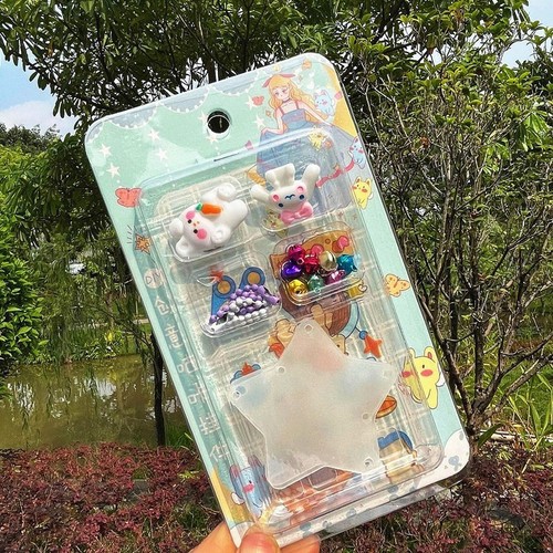 Children DIY Cream Glue Three-Legged Seagull Gukka Set Handmade Bag Hooks Gukka Sticker Material Pack Wholesale